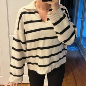 H&M stripe sweater KHAITE inspired
